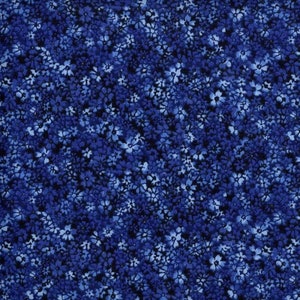 Fabric by the YARD - Tiny Floral Blues Calico !!