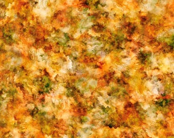 108" Wide Back Fabric *WATERCOLORS PUMPKIN SPICE"  New! 100% Premium Cotton & Always Continuous Cut For You!!