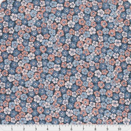 Fabric *LIBERTY DENIM FLORALS* Spring Flourish A - 2025 Collection 100% Premium Cotton by Liberty Fabrics and Always Continuous Cut For You!