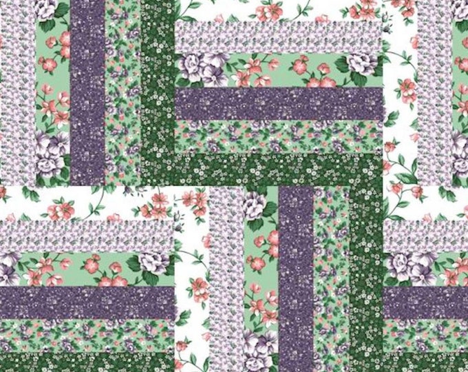 Fabric Quilt Top YOU Pick 90 Cheater Quilt Top Fabric SALE Calico Queen Size Fabric Only Etsy