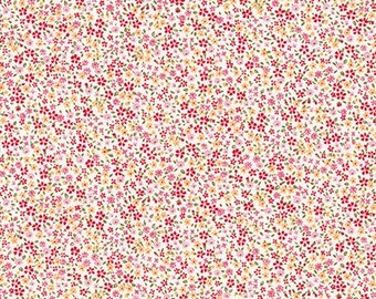 Fabric - Sevenberry: Petite Garden FUCHSIA - Tiny Floral Calico - Gorgeous!