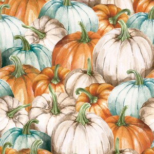 Fabric *AUTUMN DAYS* Packed PUMPKINS #23664 - New! 100% Premium Cotton by 3 Wishes Fabric and Always Continuous Cut For You!