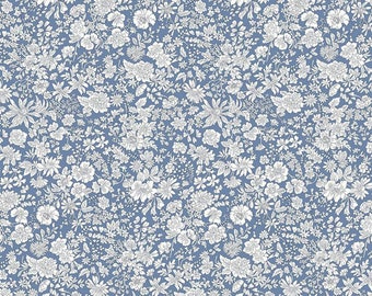 Liberty EMILY BELLE *Evening SKY* by Liberty Fabrics New Beautiful Quilting Cotton Always Continuous Cut For You