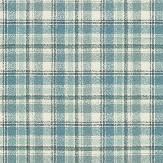 Flannel Fabric ORGANIC "DUSTY BLUE" Mammoth Organic Flannel by Robert Kaufman Premium Cotton Flannel - Continuous Cut Always!!