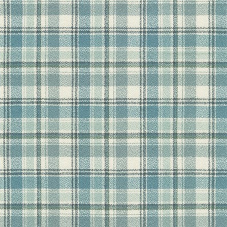 Flannel Fabric ORGANIC "DUSTY BLUE" Mammoth Organic Flannel by Robert Kaufman Premium Cotton Flannel - Continuous Cut Always!! image 1
