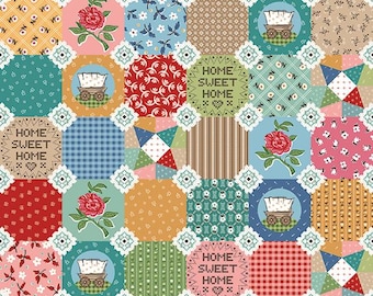 Fabric Wide Back *PRAIRIE VERY PRAIRIE* 108" New 100% Premium Cotton Quilt Fabric by Riley Blake Designs and Always Continuous Cut For You!!