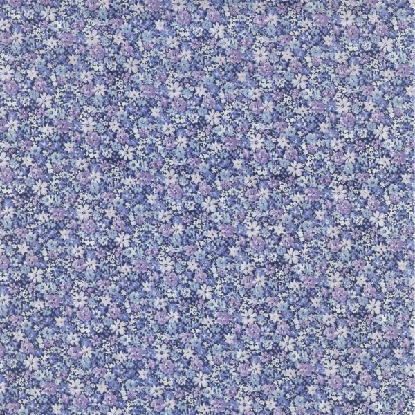 Fabric *KOKKA COTTON LAWN*  New!!! *Tiny Floral Lilac 1020-22D* New 100% Premium Cotton Lawn - Made in Japan!!!