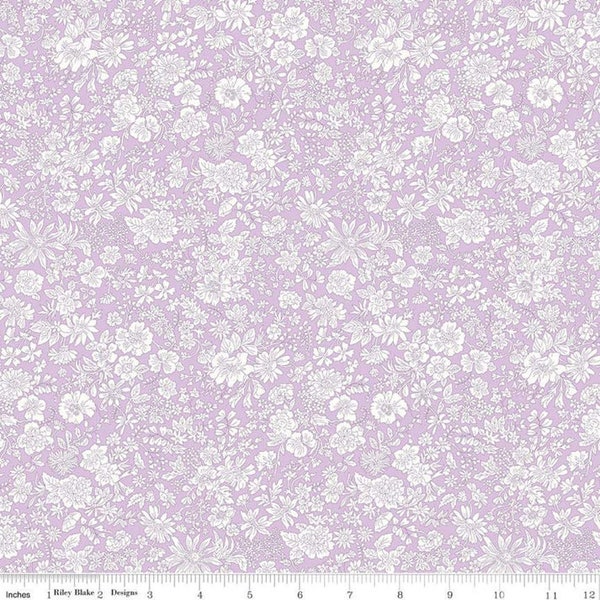 Liberty EMILY BELLE *VIOLET* by Liberty Fabrics - New Beautiful Quilting Cotton Always Continuous Cut For You!!