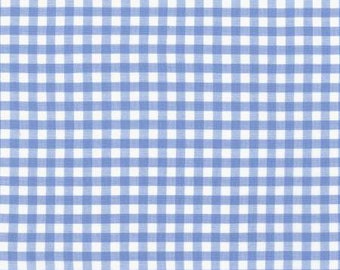 Fabric Gingham *PERIWINKLE* 1/4" New!!!! Premium Cotton by Robert Kaufman Fabrics!  Always Continuous Cut For You!!!