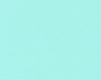 Fabric Cotton Solid - Kona - NEW COLORS !!  AQUA!!
