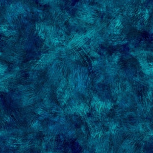 108" WIDE Fabric *TEALs & BLUEs Strokes* New!!  100% Premium Cotton Quilt Backing and Always Continuous Cut For You!!!