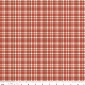 Fabric ARRIVAL of WINTER *PLAID Rose C13524* New 100% Premium Cotton by Riley Blake Designs - Always Continuous Cut!