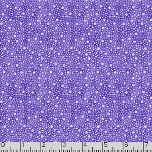 Fabric  PURPLE SPRINKLES !!!  New!!!!!  Continuous Cut For You Always!!