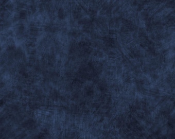 108" Wide Backing Fabric "GRUNGE PAINT NAVY" New!! 100% Premium Cotton - Quilt Backing Fabric