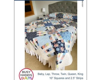 Quilt PATTERN *HOME AWAITS* by Myra Barnes *Busy Hands Quilts* New!!!