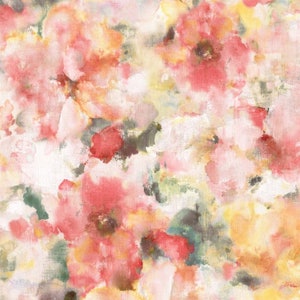 Fabric WIDEBACK 108" - "WATERCOLORS CORAL" New!! Michael Miller Fabrics 100% Premium Cotton Quilt Backing Fabric - Continuous Cut For You !!
