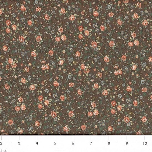 Fabric by the YARD Calico Fabric NEW BLUE Etsy