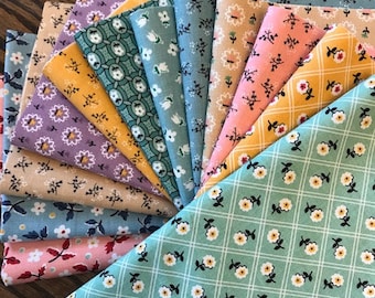 Fabric!! PRAIRIE Bundle - All 12 For YOU!!! Custom Bundle As Seen Here!! You Pick Fat Quarter Bundle or Half Yard Bundle! Lori Holt!!
