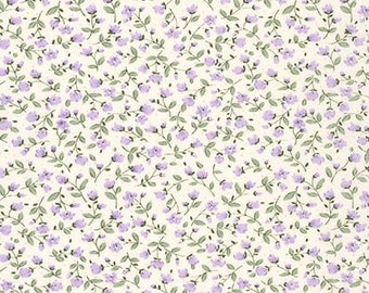 Fabric! Sevenberry "LAVENDER" Petite Fleurs NEW!!!!!!!! 6100D1-20 Robert Kaufman Fabrics!