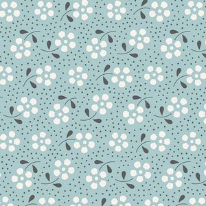 Tilda MEADOW BASICS "TEAL" Floral Fabric! New!!