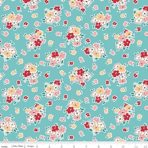 Fabric Bee VINTAGE *NETTIE COTTAGE* 13073 - New!!  100% Premium Quilt Shop Cotton by Lori Holt - Bee in my Bonnet Riley Blake Designs