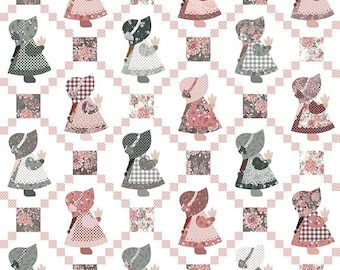 Fabric WideBack 108”  *SUNBONNET SUE* A Walk on the Prairie and Riley Blake Designs 100% Quilt Backing Cotton!