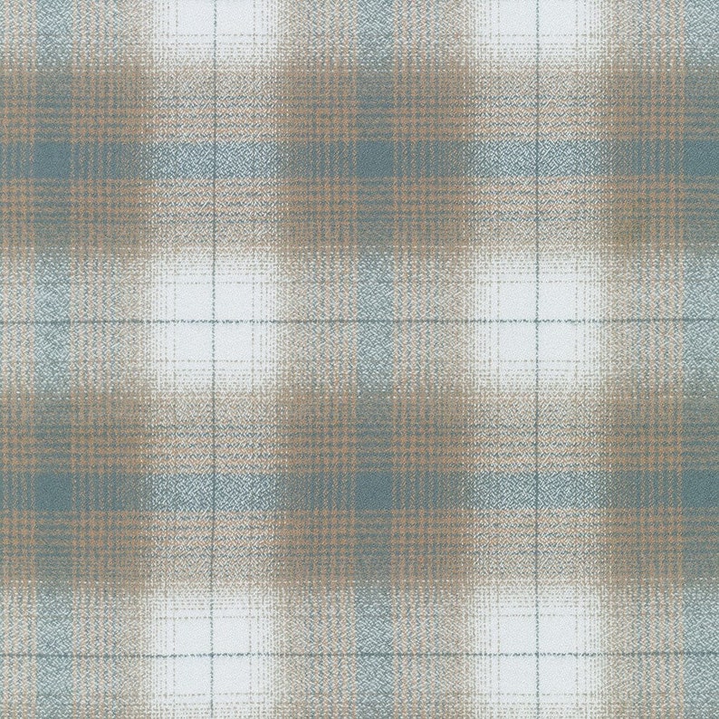 Flannel Fabric MAMMOTH FLANNEL *FOG* 100% Premium Cotton Flannel - Gorgeous Colors - Quality Robert Kaufman Fabrics!! image 1