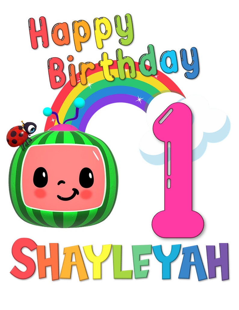 Cocomelon Birthday Clip Art