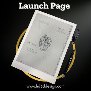 Supernote Launch page - BrainStorm
