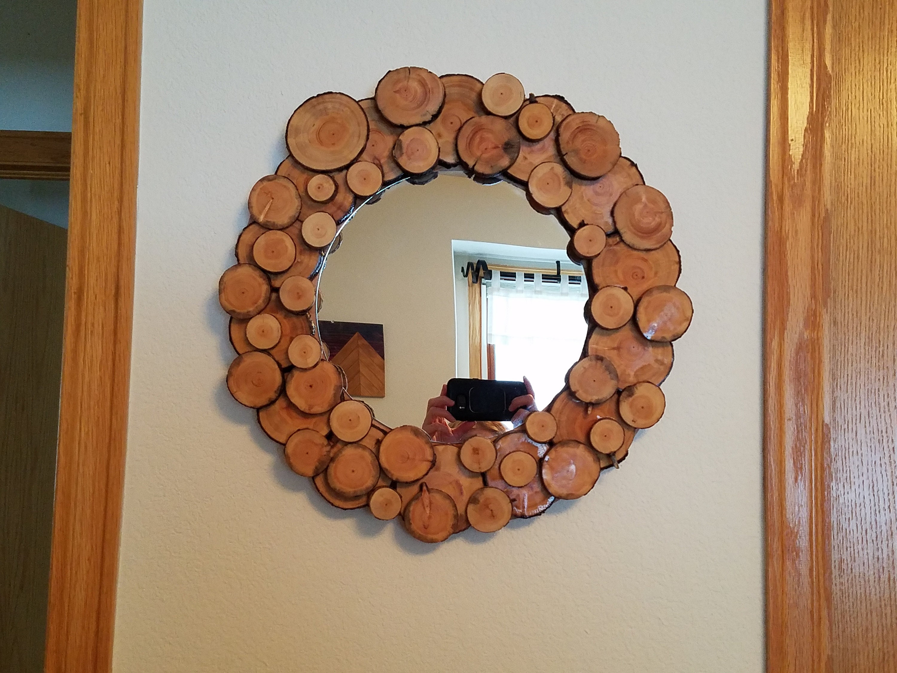 15+ Large Round Wood Mirror