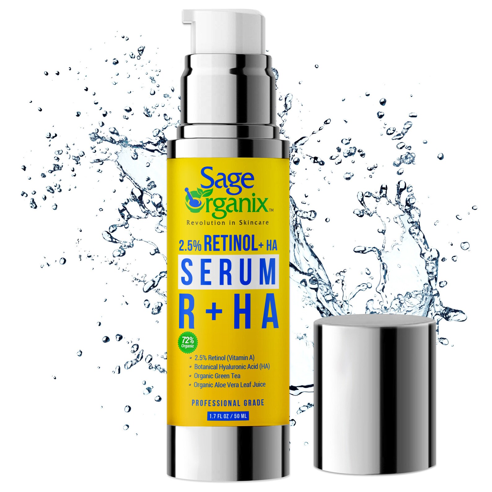 2.5 Retinol Serum with Hyaluronic Acid Firming Collagen Etsy