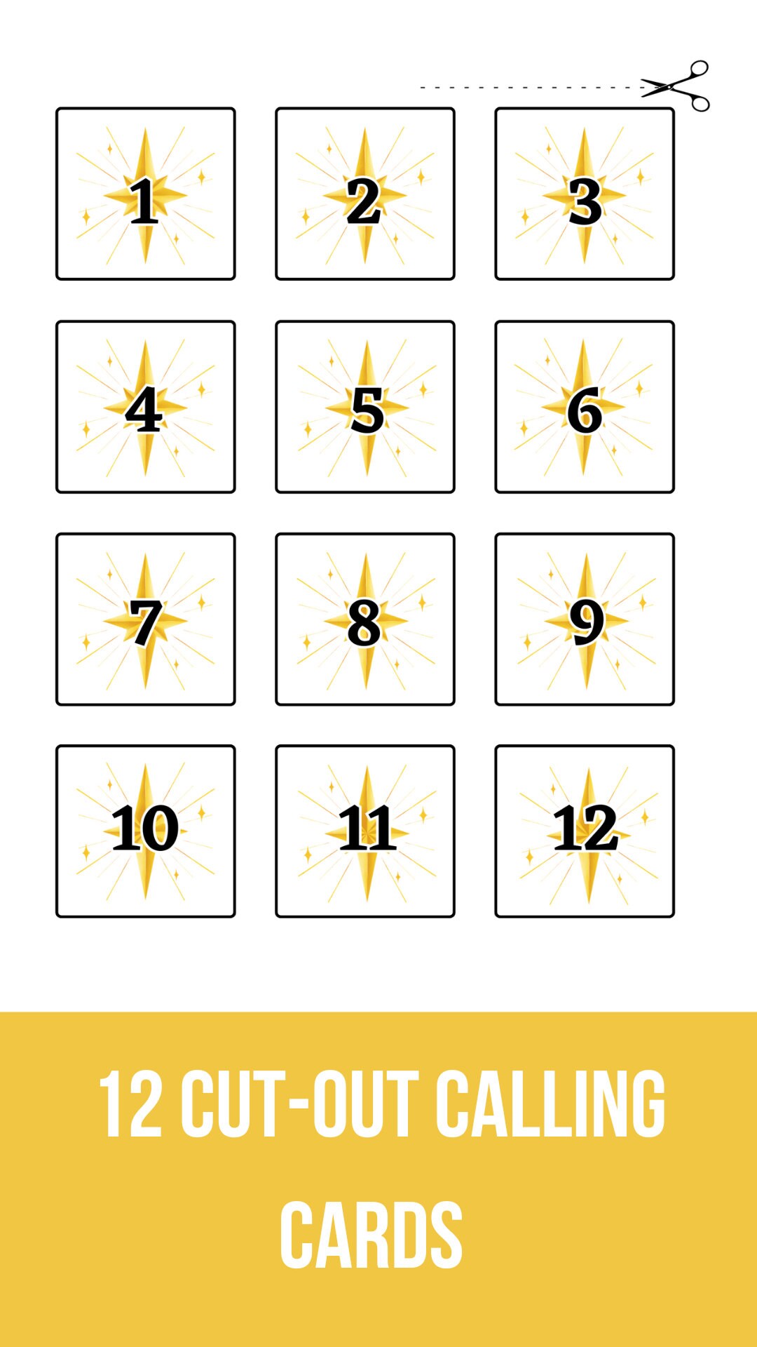 12-player Printable Nativity Cakewalk for Parties, Christmas Activities ...