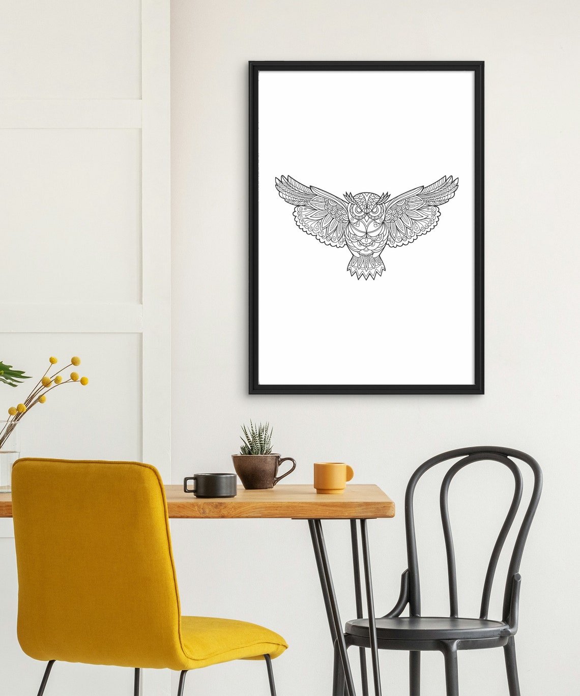 Mandala Owl Mandala Owl Svg Owl Svg Owl Clipart Animal Svg Instant