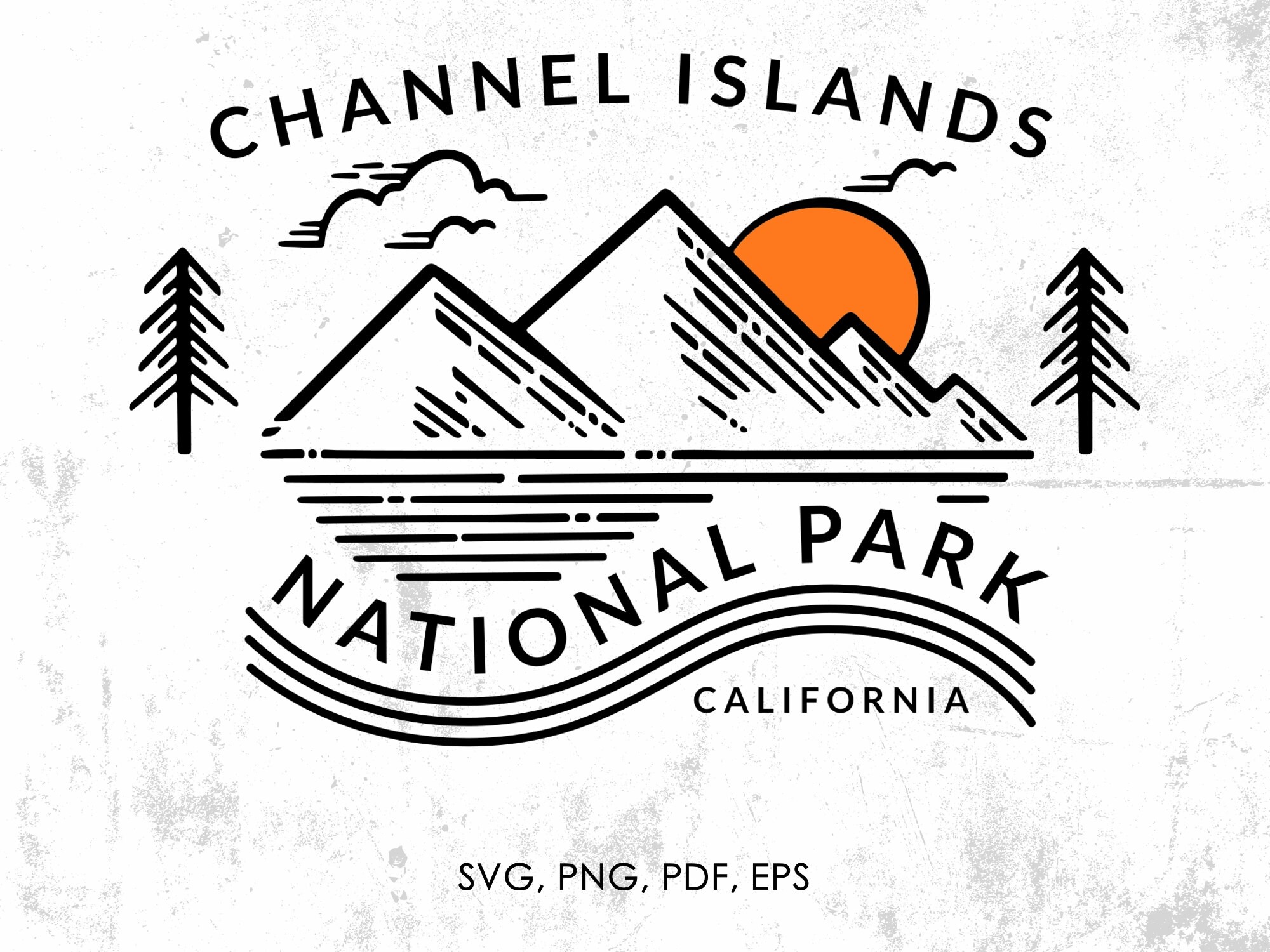 Channel Islands National Park svg, png, pdf, eps, jpg | clipart, graphic, instant download