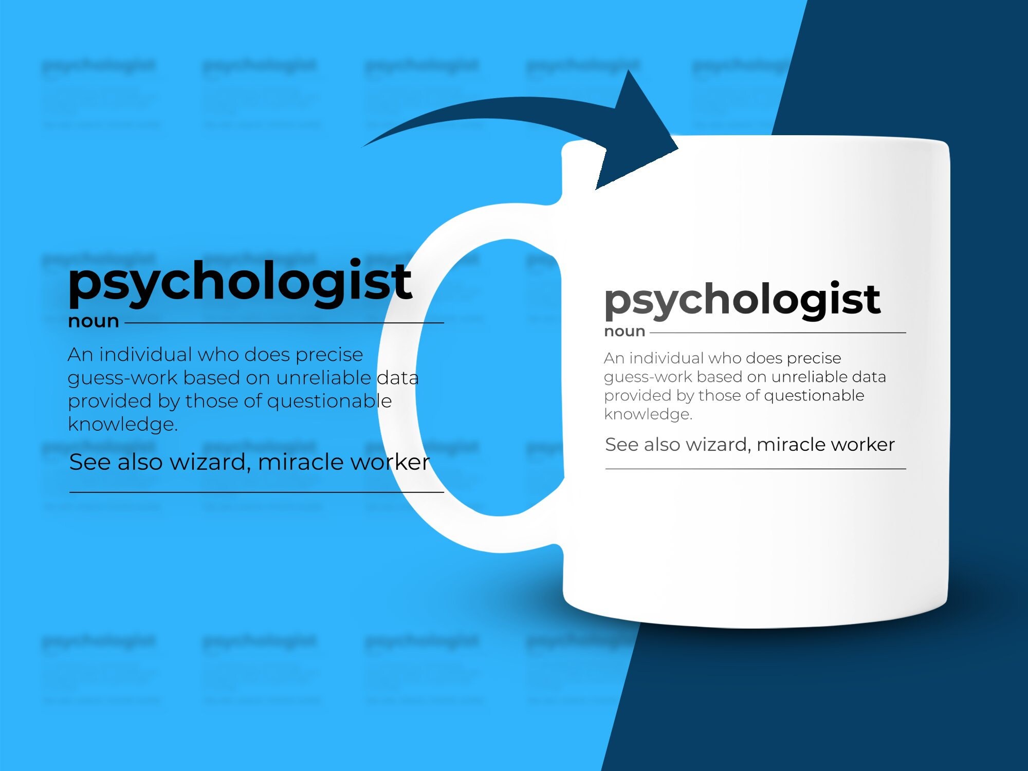 Psychologist Svg, Definition Svg, Funny Psychologist Gift, Job Quote Png, Eps, Dxf, Pdf, Vector