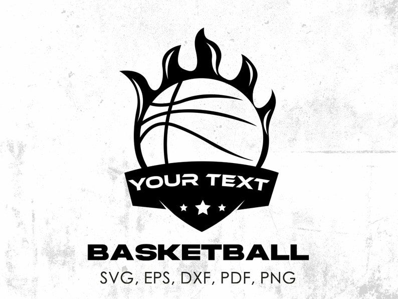 Basketball Svg, Team Logo Svg, Cricut Files, Silhouette Files, Svg Cut