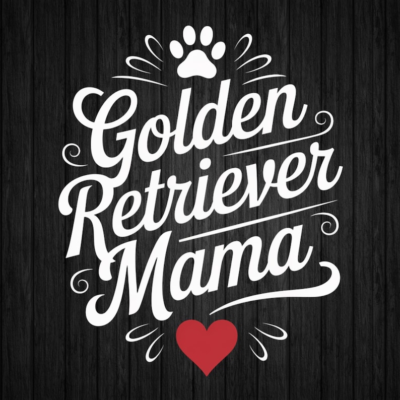Golden Retriever Mama Svg, Dog Mom Svg, Dog Mama Svg, Pet Lover Svg ...