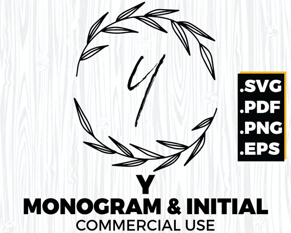Download Y Monogram Y Initial Y Letter Alphabet Svg Png Pdf Eps Etsy