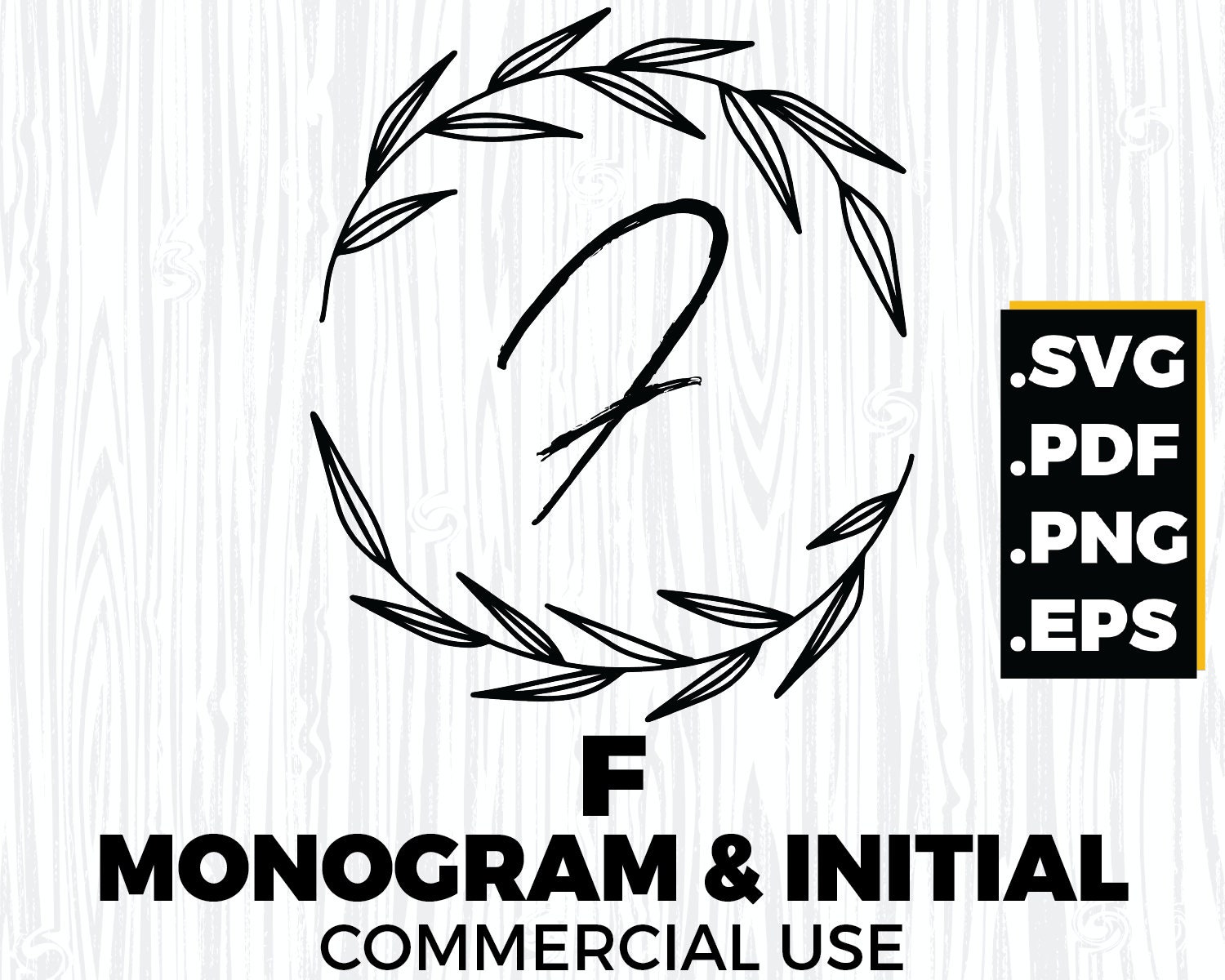 F Monogram, F Initial, F Letter, Alphabet, Svg, Png, Pdf, Eps for ...