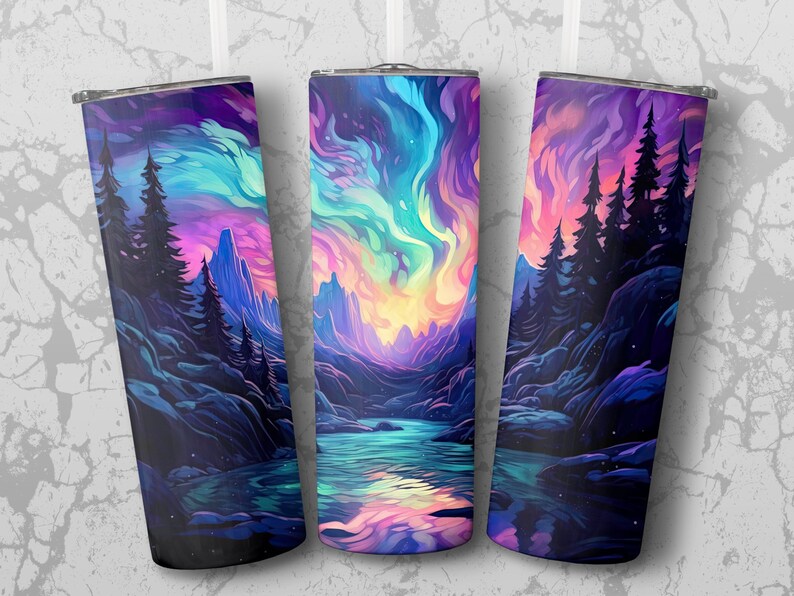 Alcohol Ink Design 20 Oz Skinny Tumbler Sublimation Design - Etsy