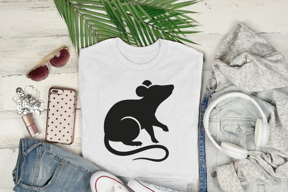 Rat Svg Chinese Zodiac Rat Png Jpg Pdf Eps Dxf Animal - Etsy