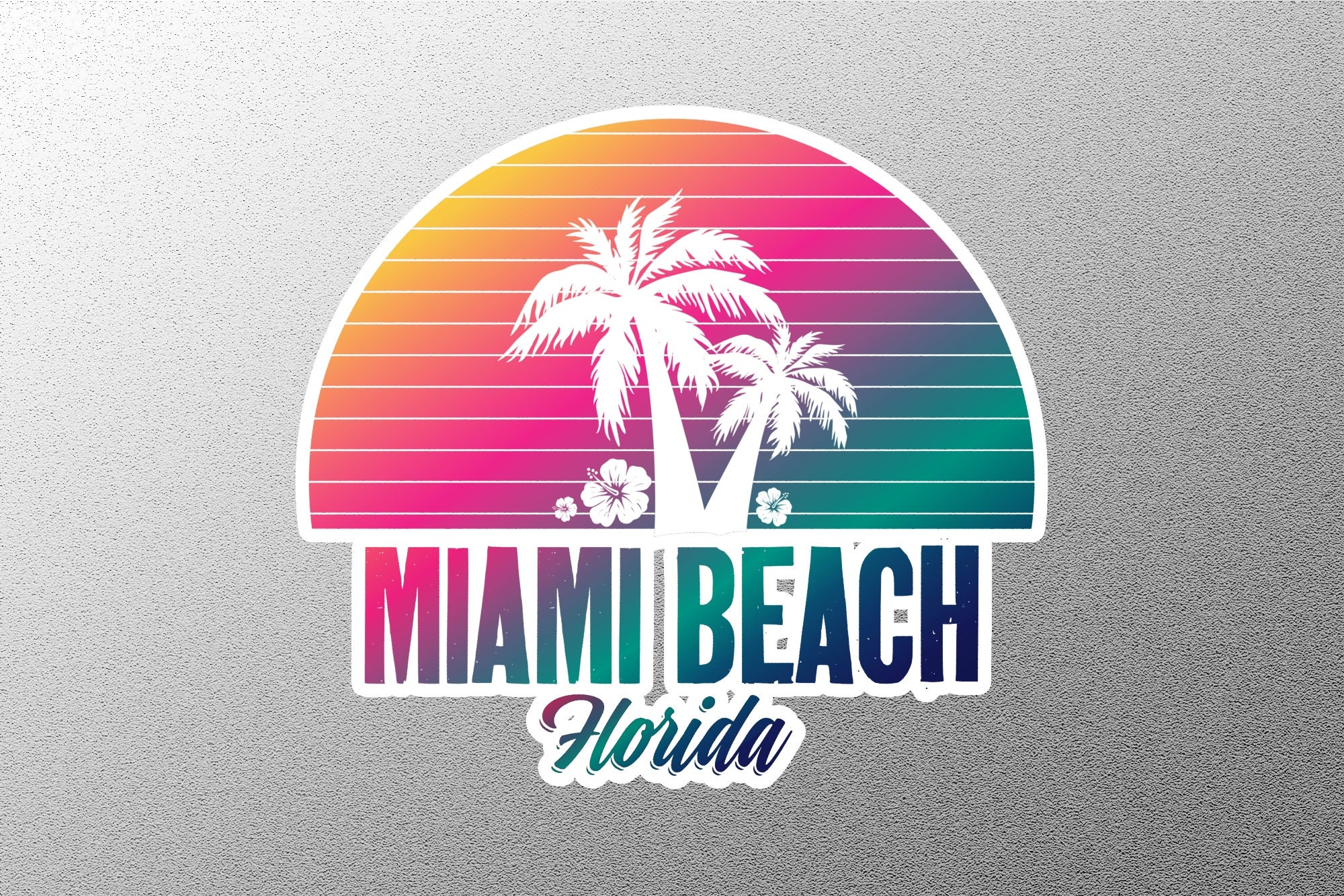 Premium Vector  Vector 'miami beach florida' summer time holiday