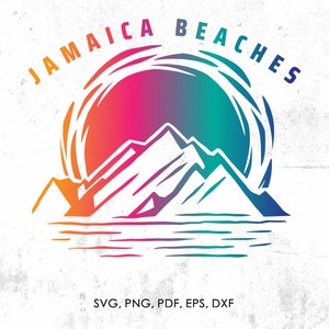 Jamaica Beaches svg, Summer Vacation, Spring Break, Beach svg, png, eps, vector, instant download