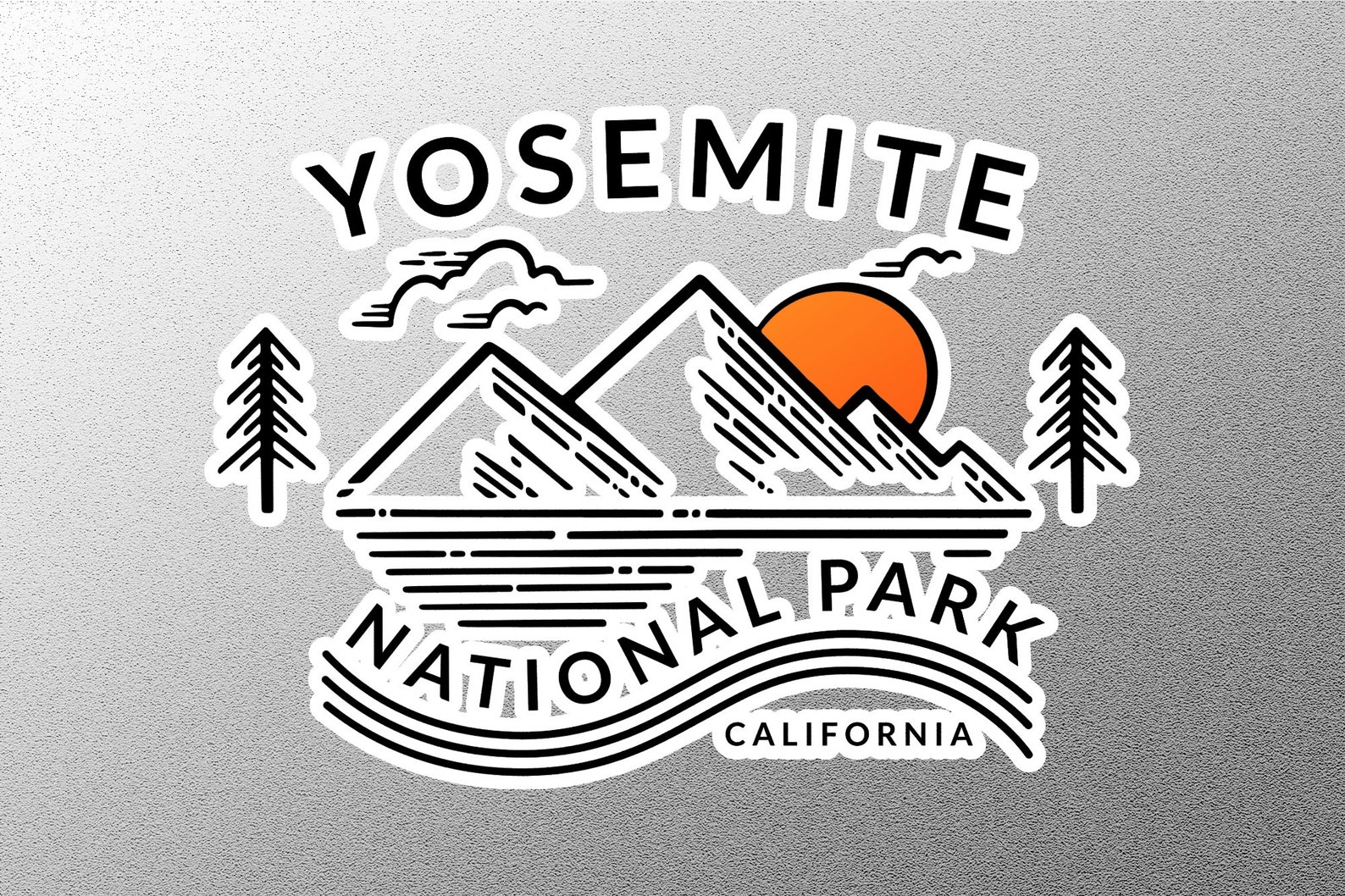 Yosemite National Park Svg, Png, Pdf, Eps, Jpg Clipart, Graphic