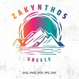 Zakynthos svg, Summer Vacation, Spring Break, Beach svg, png, eps, vector, instant download