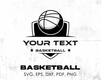 Basketball svg, Team Logo svg, Cricut Files, Silhouette Files, svg cut files, printable, pdf, png