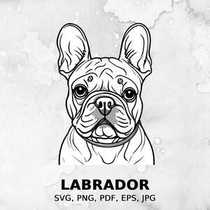French Bulldog svg, Dog svg file, Pet svg, pdf file, png, eps file, cut file, print files, French Bulldog clipart, instant access