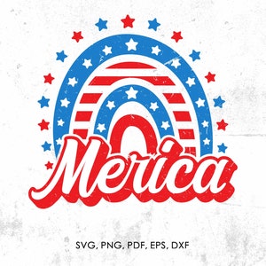 Vintage Merica svg, Retro Merica svg, Merica svg, 4th of July svg, 4th of July svg files for Sublimation, Sublimation design, cut files