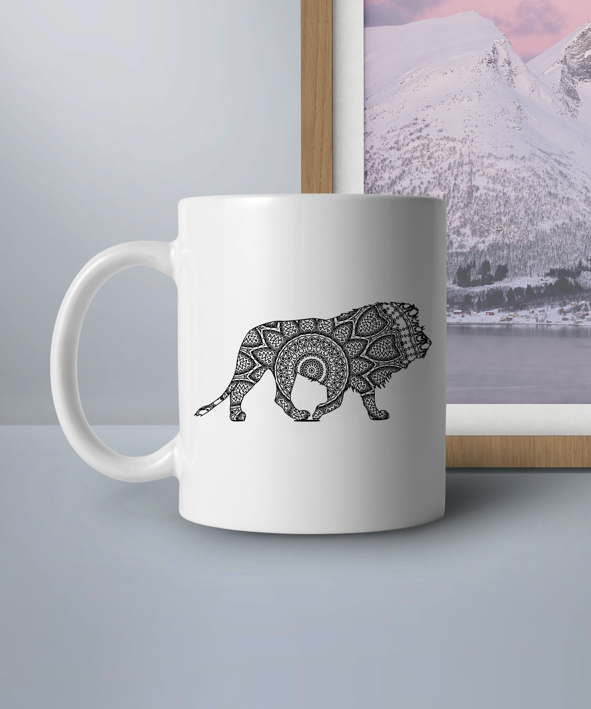 Mandala Lion Mandala Lion Svg Lion Svg Lion Clipart Animal - Etsy