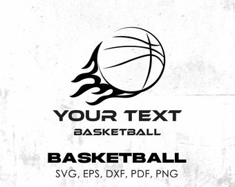 Basketball svg, Team Logo svg, Cricut Files, Silhouette Files, svg cut files, printable, pdf, png